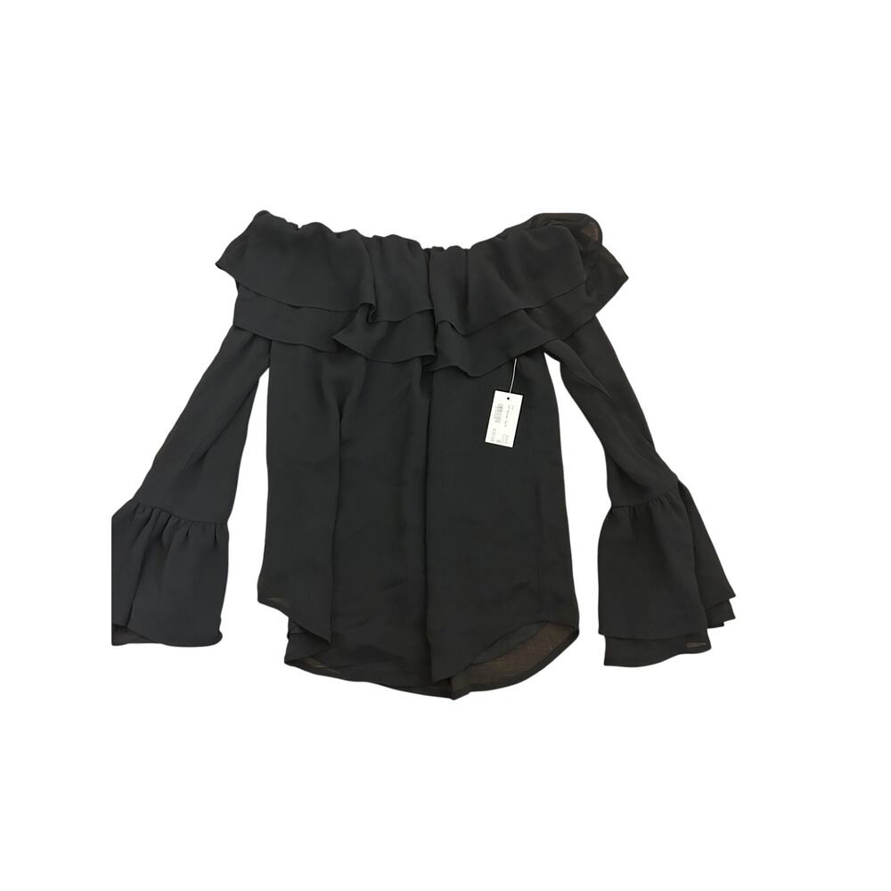 MOD Off Shoulder Black shirt Size Small NWT